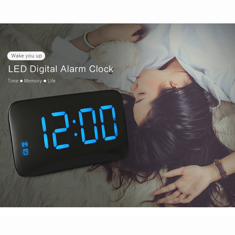 LED Mirror Alarm Clock