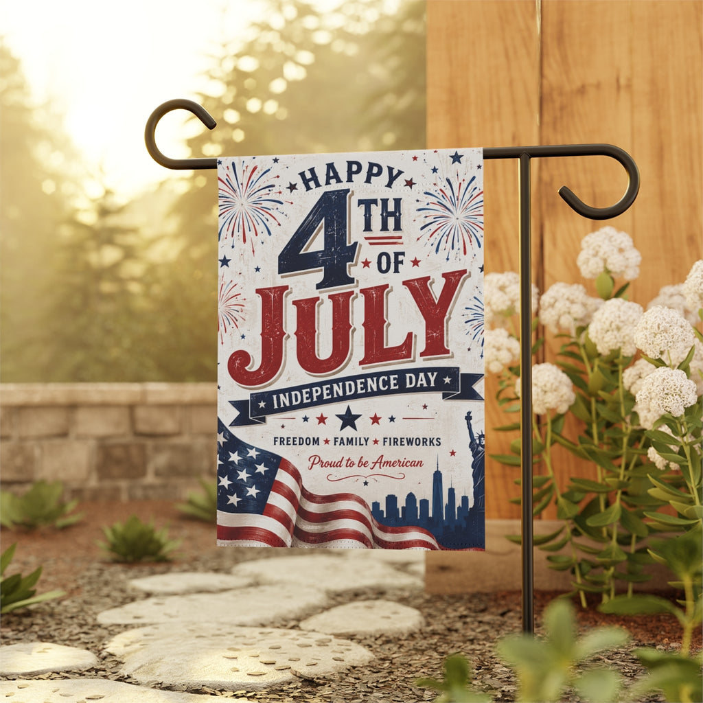 4th of July Garden Flag