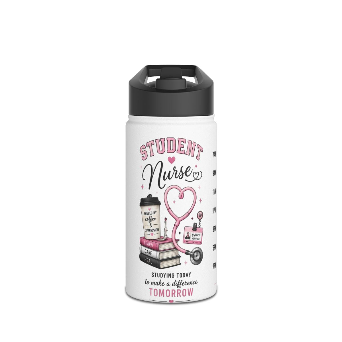 Student Nurse Stainless Steel Water Bottle